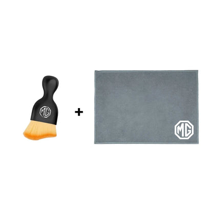 Chiffon Nettoyage Voiture avec Brosse Intégrée - Accessoire MG ZS, MG4 EV, MG HS