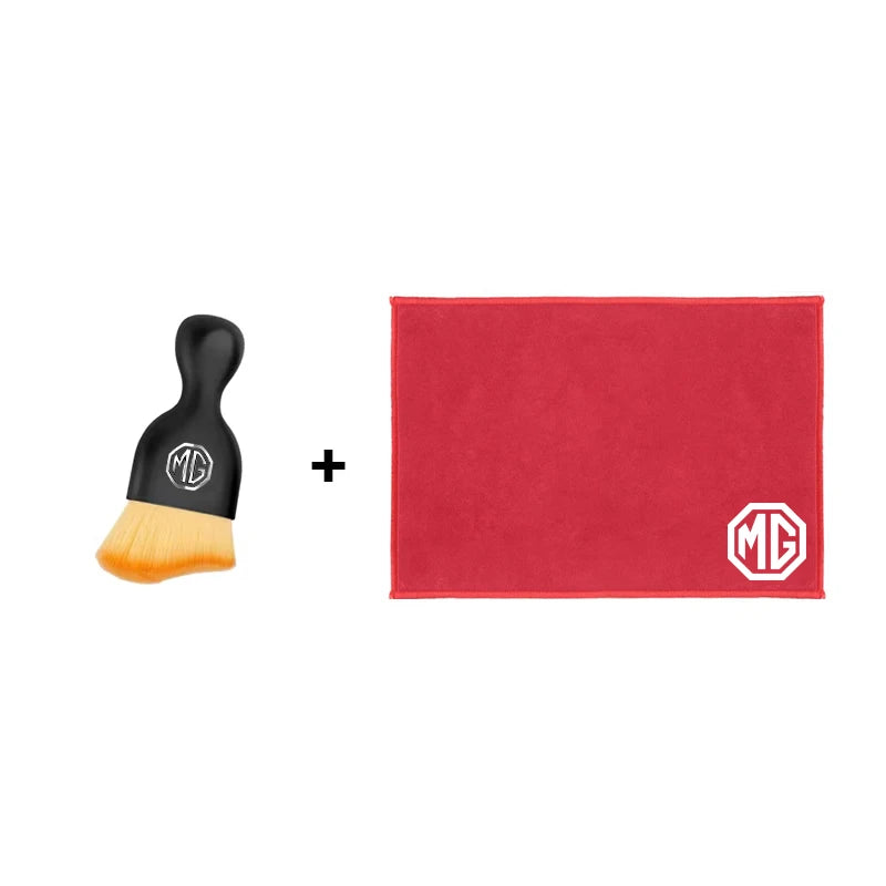 Chiffon Nettoyage Voiture avec Brosse Intégrée - Accessoire MG ZS, MG4 EV, MG HS