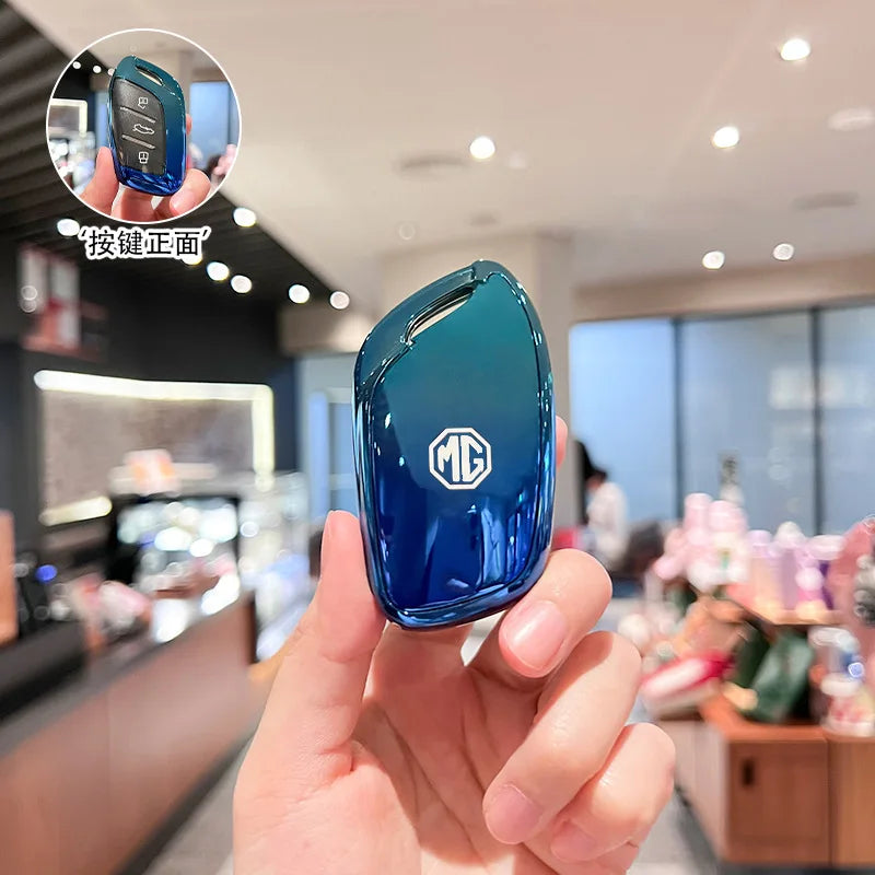 Coque de protection souple en TPU pour clé de voiture MG