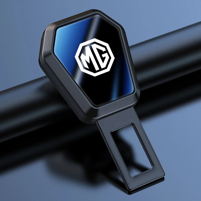 Rallonge de ceinture de sécurité pour Morris Garages MG (Cyberster, MG3, MG5, MG7, MG6, ZS, ES5, ONE) - Noir Canon / Bleu Argenté