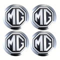 4 Enjoliveurs Roue 56mm pour MG - Argent ou Noir