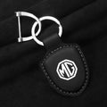 Porte-clés en cuir avec logo MG (logo ou texte)