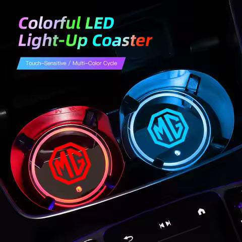 Lot de 2 LED pour Porte-Gobelets de Voiture - MG