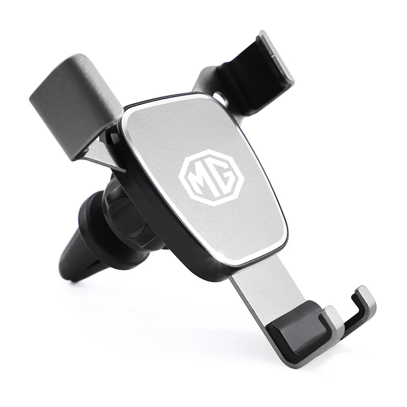 Support Téléphone Voiture Logoté MG - Rouge / Argent / Noir