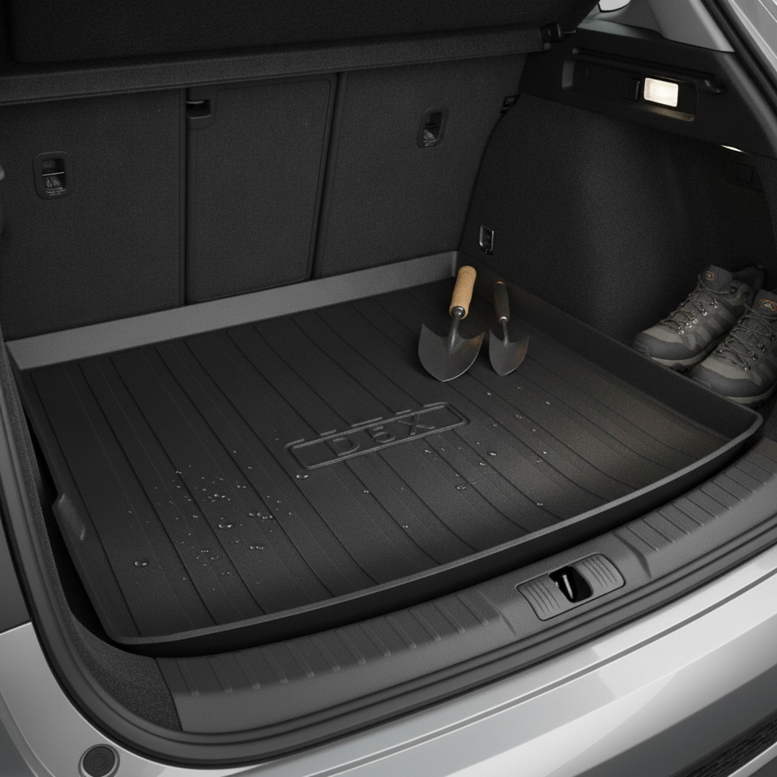 Tapis de coffre sur mesure pour MG EHS Hybride (2024-2026) - TPE imperméable