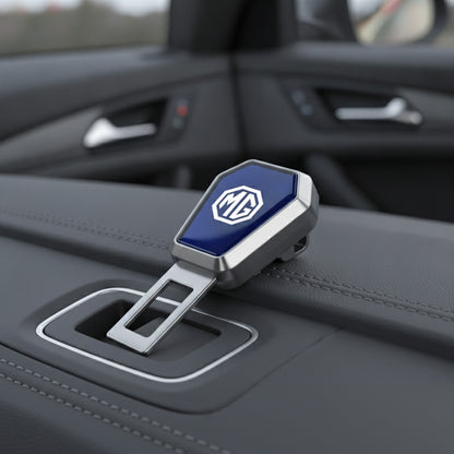 Rallonge de ceinture de sécurité pour Morris Garages MG (Cyberster, MG3, MG5, MG7, MG6, ZS, ES5, ONE) - Noir Canon / Bleu Argenté