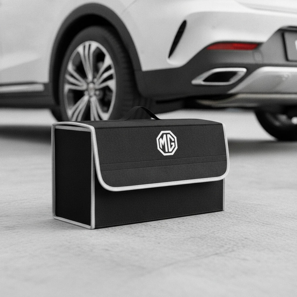 Boîte de Rangement Pliable en Feutre pour Coffre de Voiture MG - Organiseur Souple