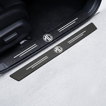 Seuils de porte style fibre de carbone pour MG - Protection anti-rayures