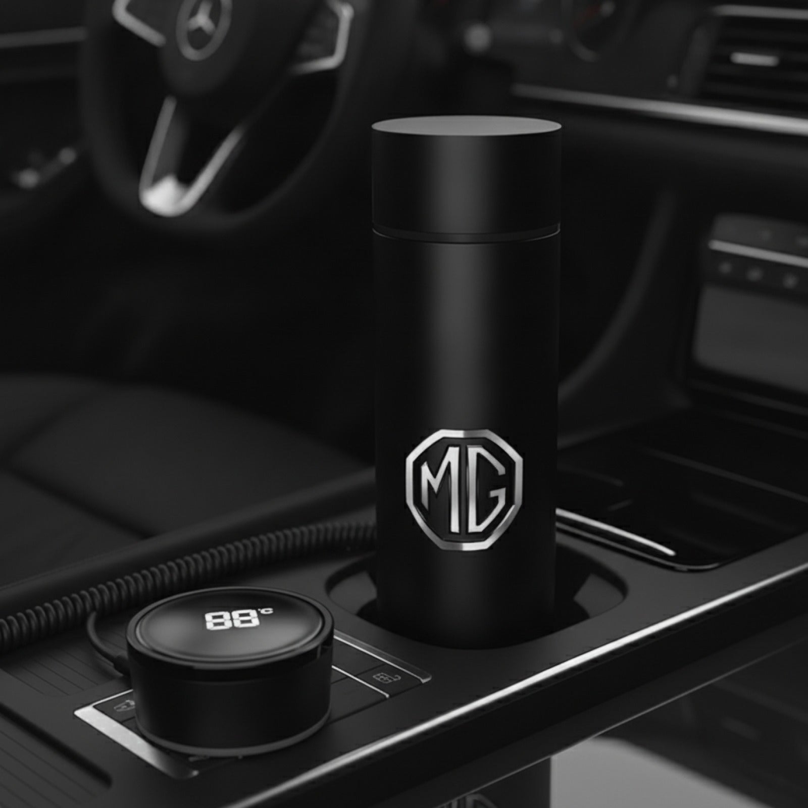 Tasse Thermos LED Intelligente pour Voiture - Compatible MG ZS GS MG5 MG3 TF HS