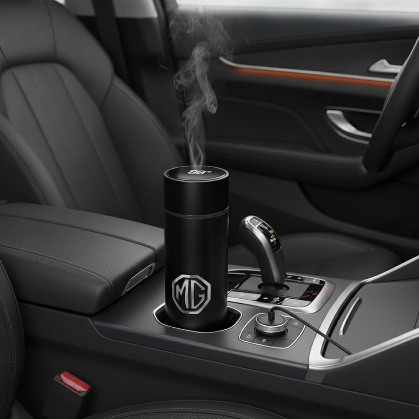 Tasse Thermos LED Intelligente pour Voiture - Compatible MG ZS GS MG5 MG3 TF HS