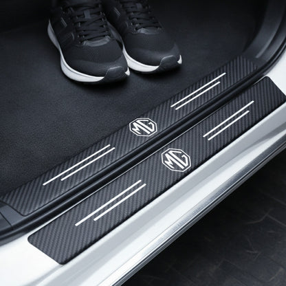 Seuils de porte style fibre de carbone pour MG - Protection anti-rayures