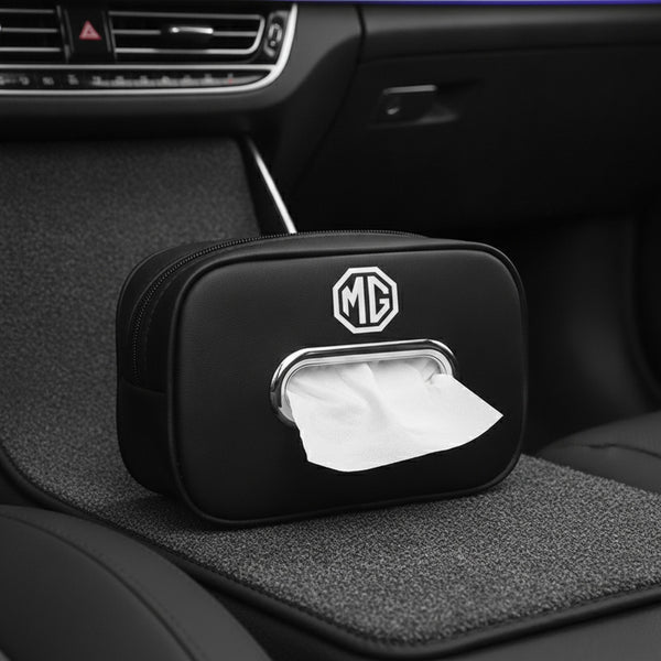Boîte à Mouchoirs en Cuir pour Voiture - Accessoire Intérieur MG