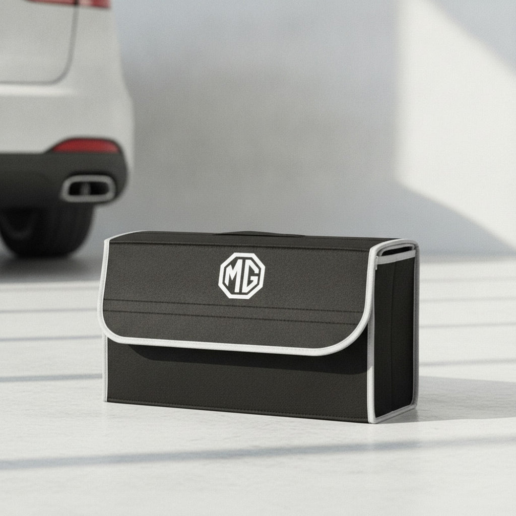 Boîte de Rangement Pliable en Feutre pour Coffre de Voiture MG - Organiseur Souple
