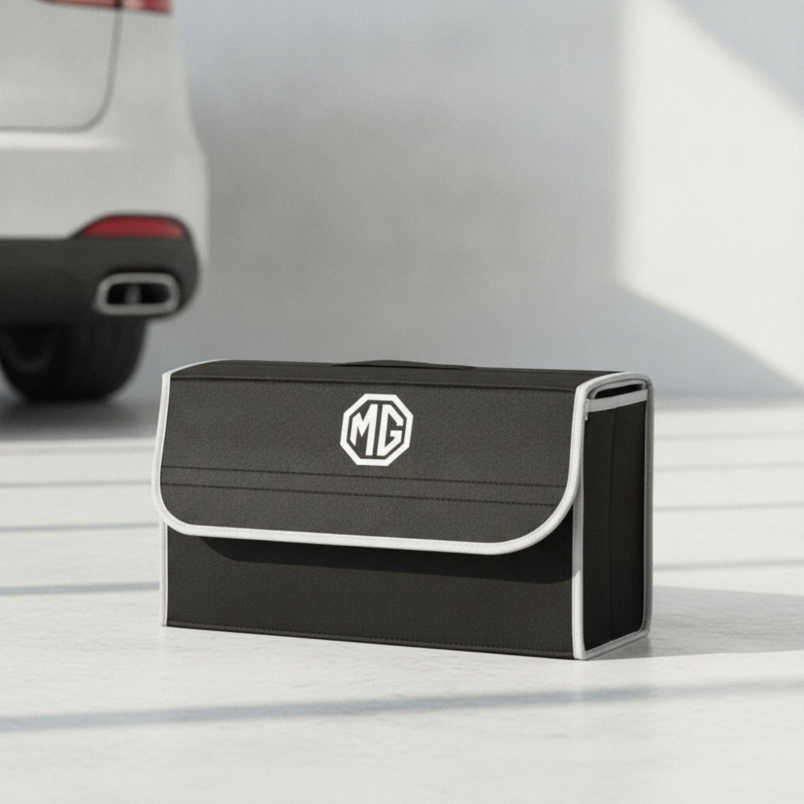 Boîte de Rangement Pliable en Feutre pour Coffre de Voiture MG - Organiseur Souple