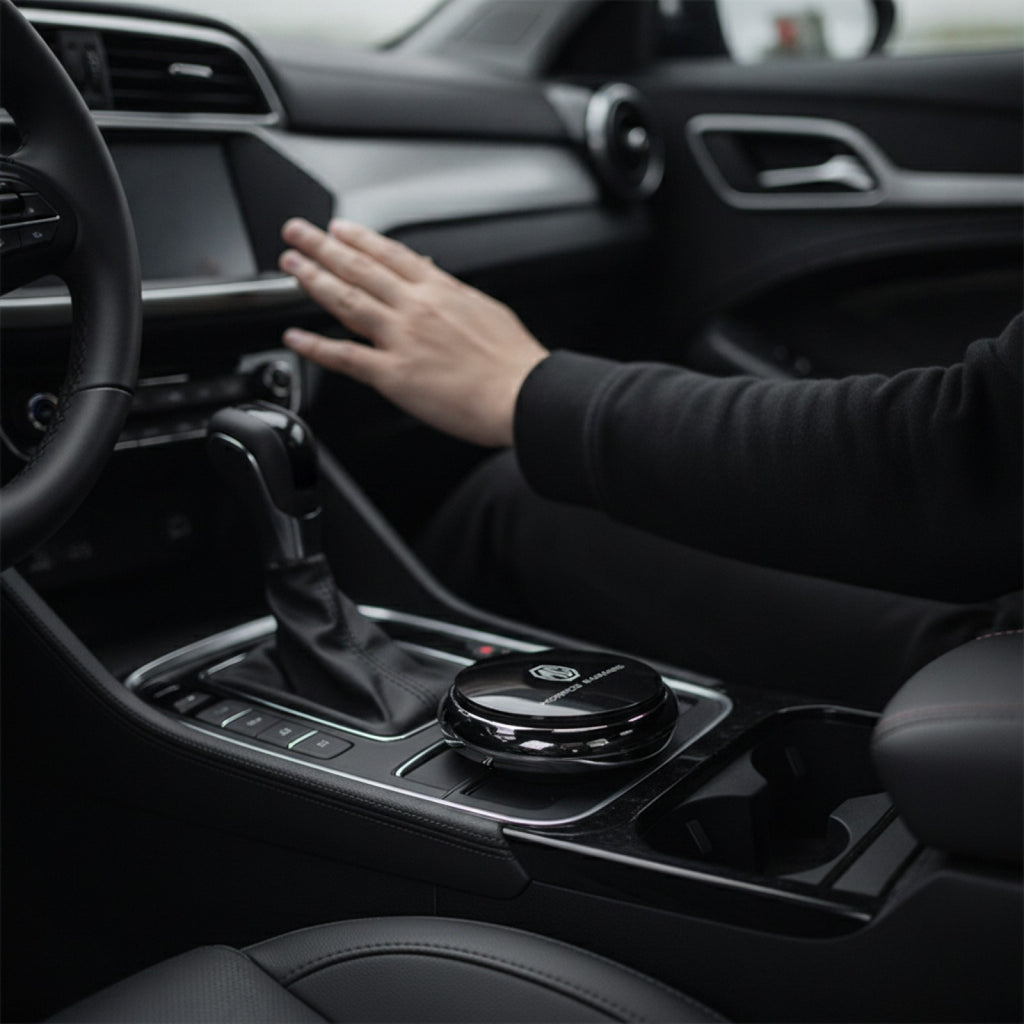 Désodorisant Rotatif pour Voiture - Parfums d'Ambiance & Aromathérapie