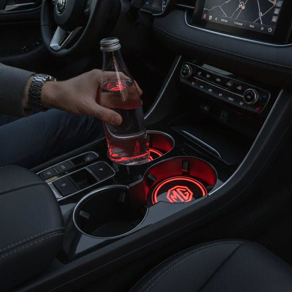 Lot de 2 LED pour Porte-Gobelets de Voiture - MG