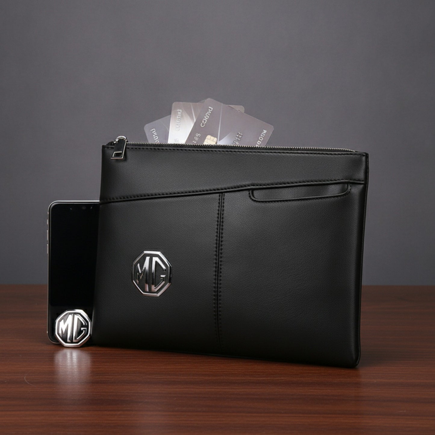 Pochette Homme Multifonction pour Voiture MG : Porte-cartes, Téléphone & Portefeuille