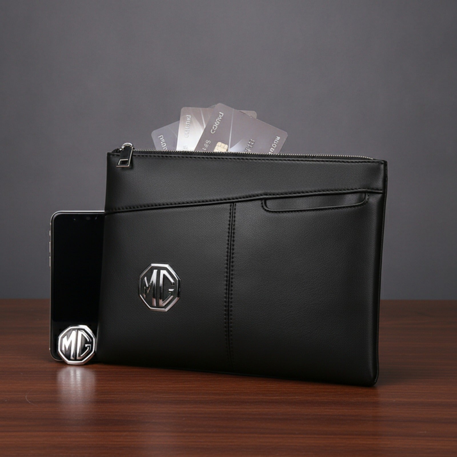 Pochette Homme Multifonction pour Voiture MG : Porte-cartes, Téléphone & Portefeuille