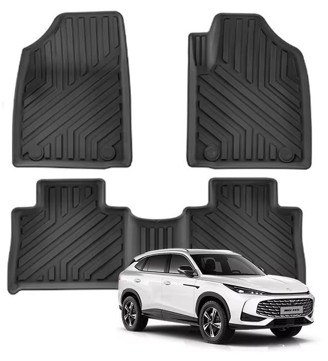 Tapis de sol sur mesure en TPE imperméable pour MG EHS (2024-2026) - Conduite à gauche