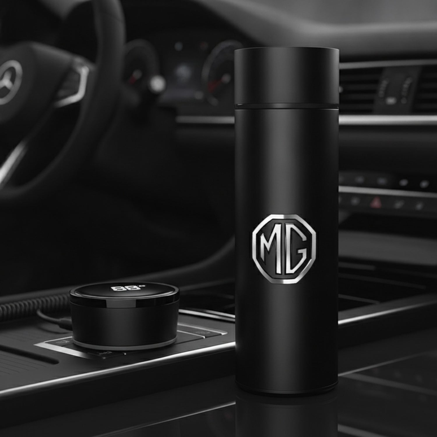 Tasse Thermos LED Intelligente pour Voiture - Compatible MG ZS GS MG5 MG3 TF HS